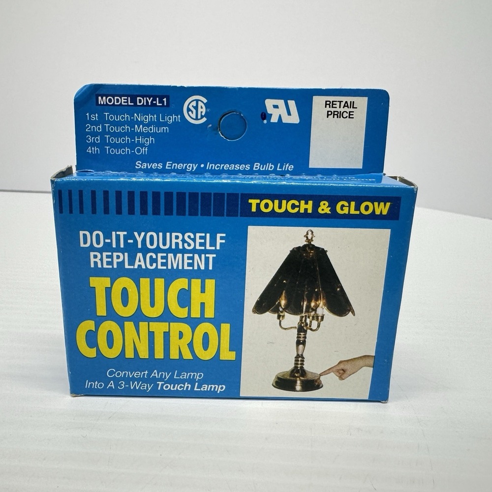 NOS Vintage Touch & Glow - Touch Light Control - Model DIY-L1 New